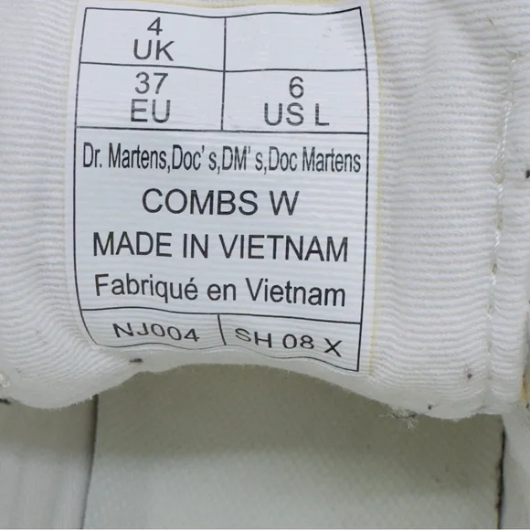 DR MARTENS COMBS WOMEN'S POLY CASUAL BOOTS SZ 6 - Picture 11 of 11